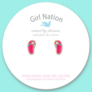 Cutie Studs / Küpe- Flip to the Flop