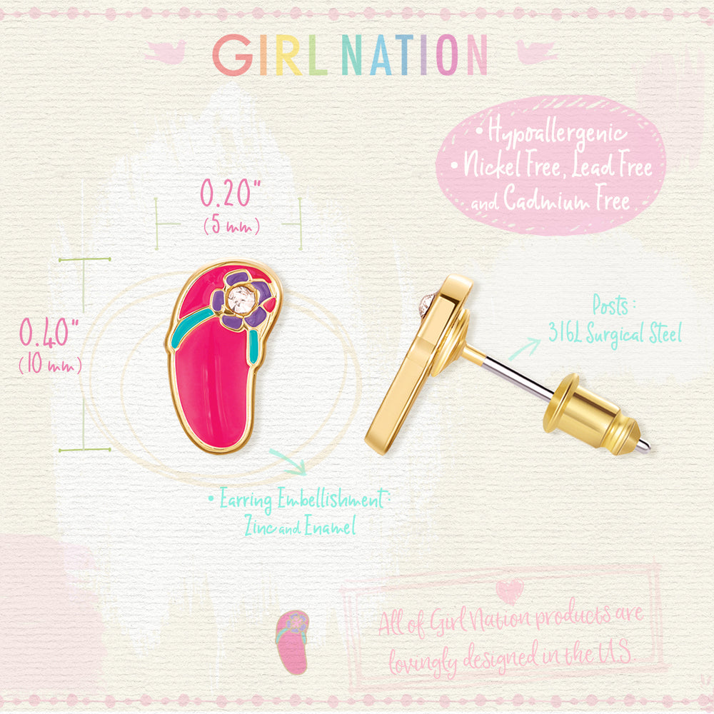Cutie Studs / Küpe- Flip to the Flop