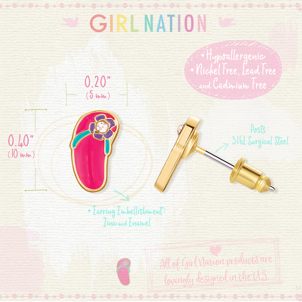 Cutie Studs / Küpe- Flip to the Flop