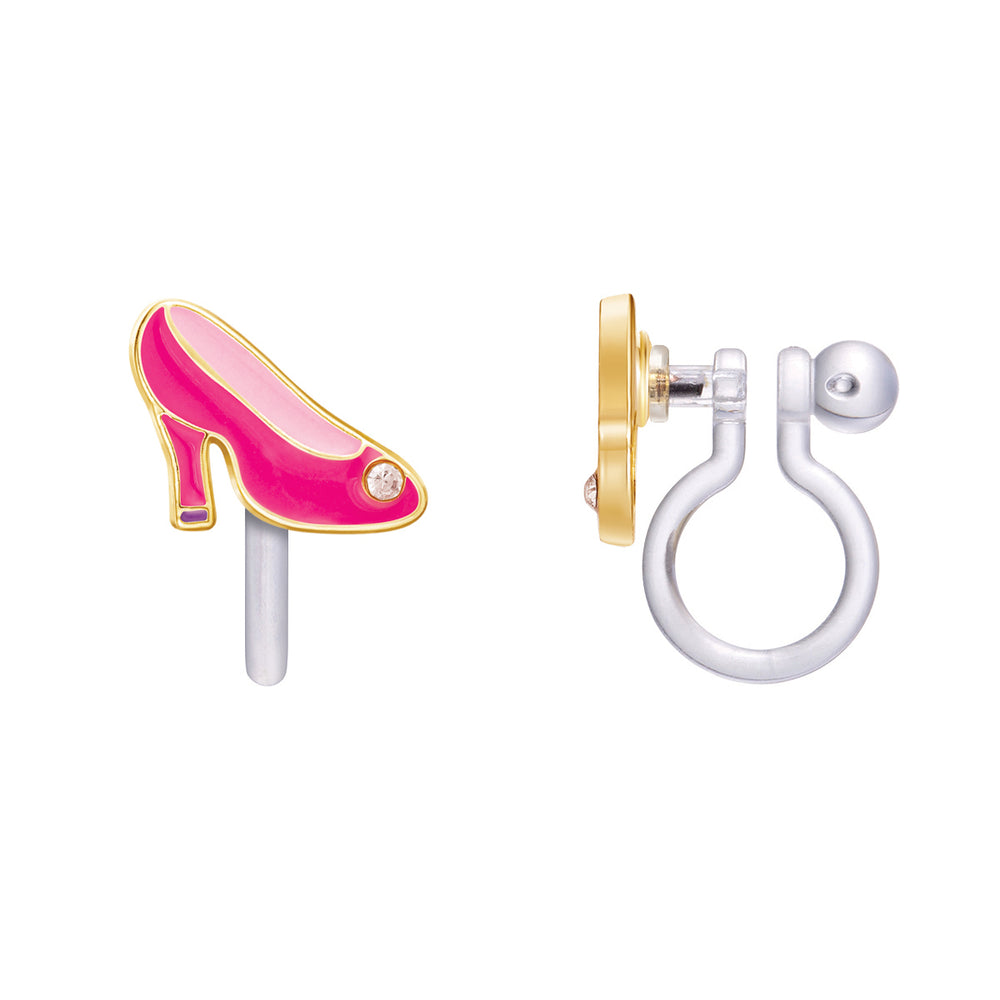 CLIP ON / Klipsli Küpe- Hot Pink Heels