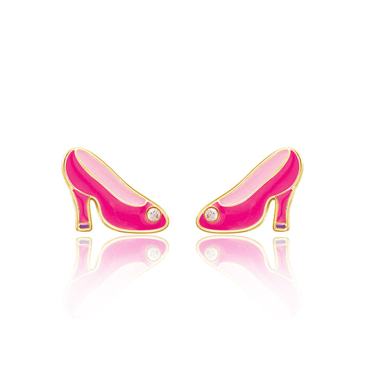 Cutie Studs / Küpe- Hot Pink Heels