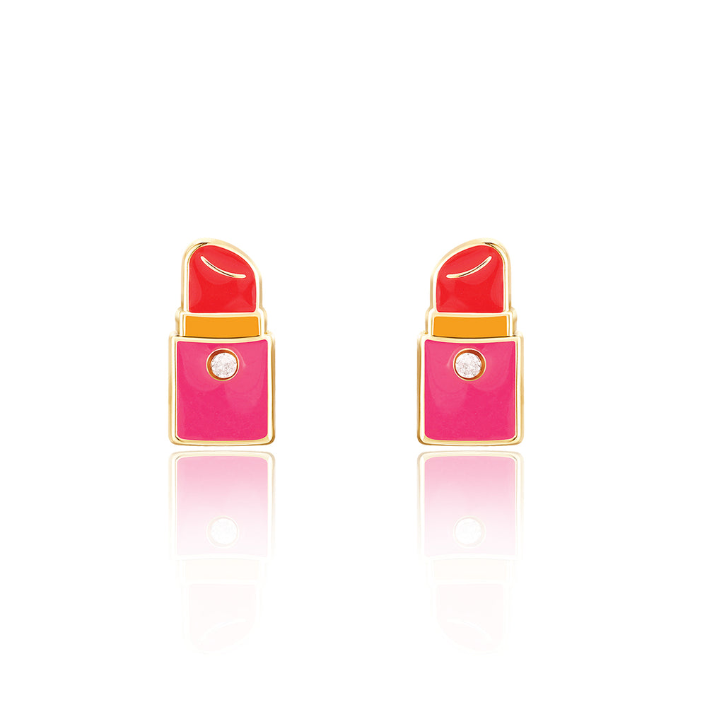 Cutie Studs / Küpe- Lipstick Chick