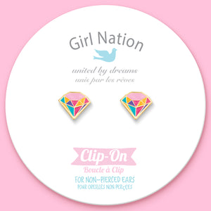 CLIP ON / Klipsli Küpe- Princess Jewel
