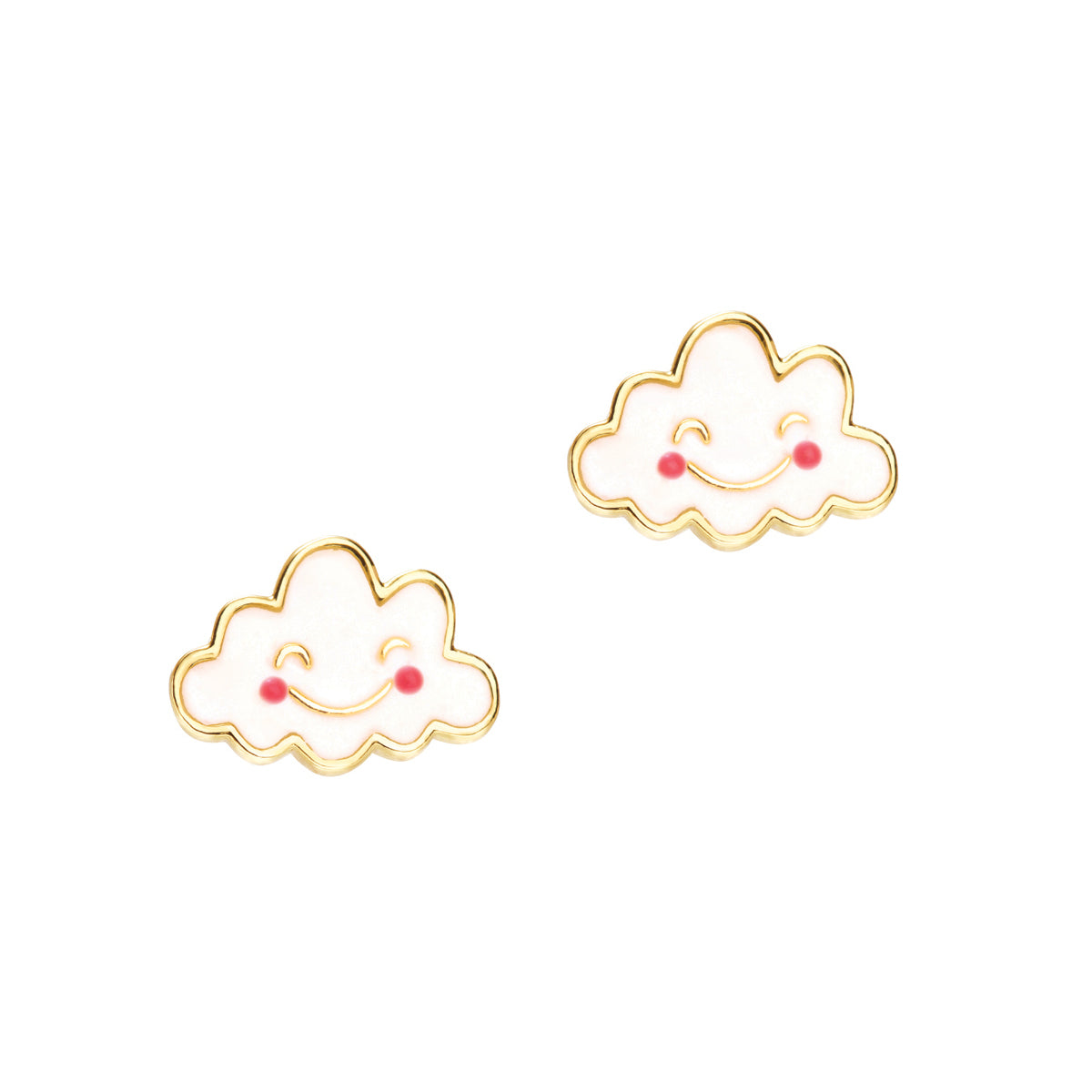 Cutie Studs / Küpe- Happy Cloud