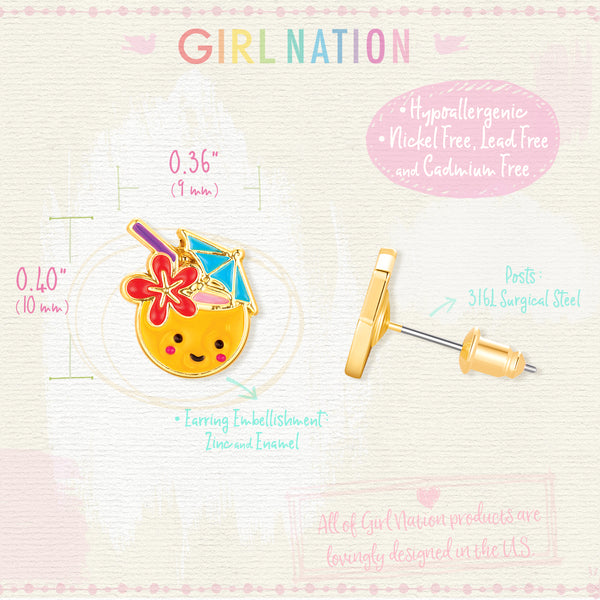 Cutie Studs / Küpe- Pinita Colada