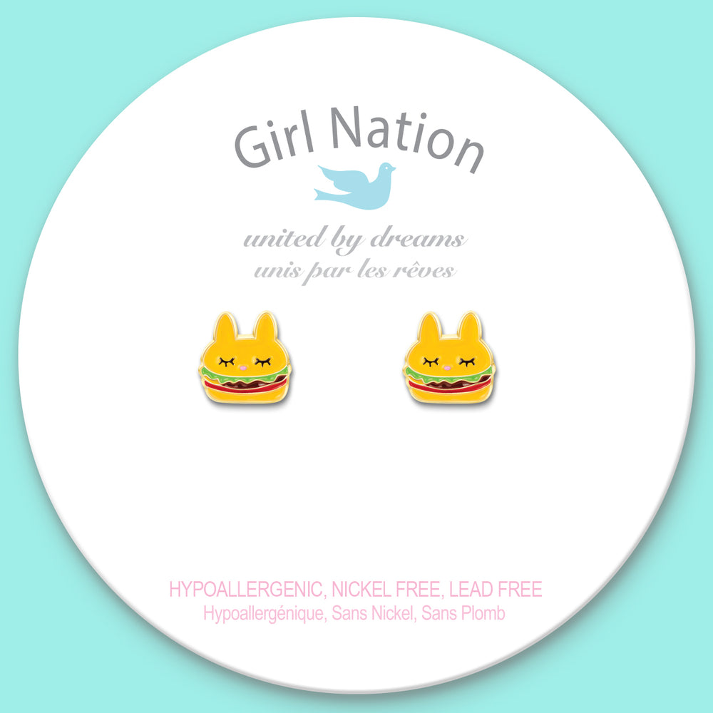 Cutie Studs / Küpe- Un-Burger-lievable