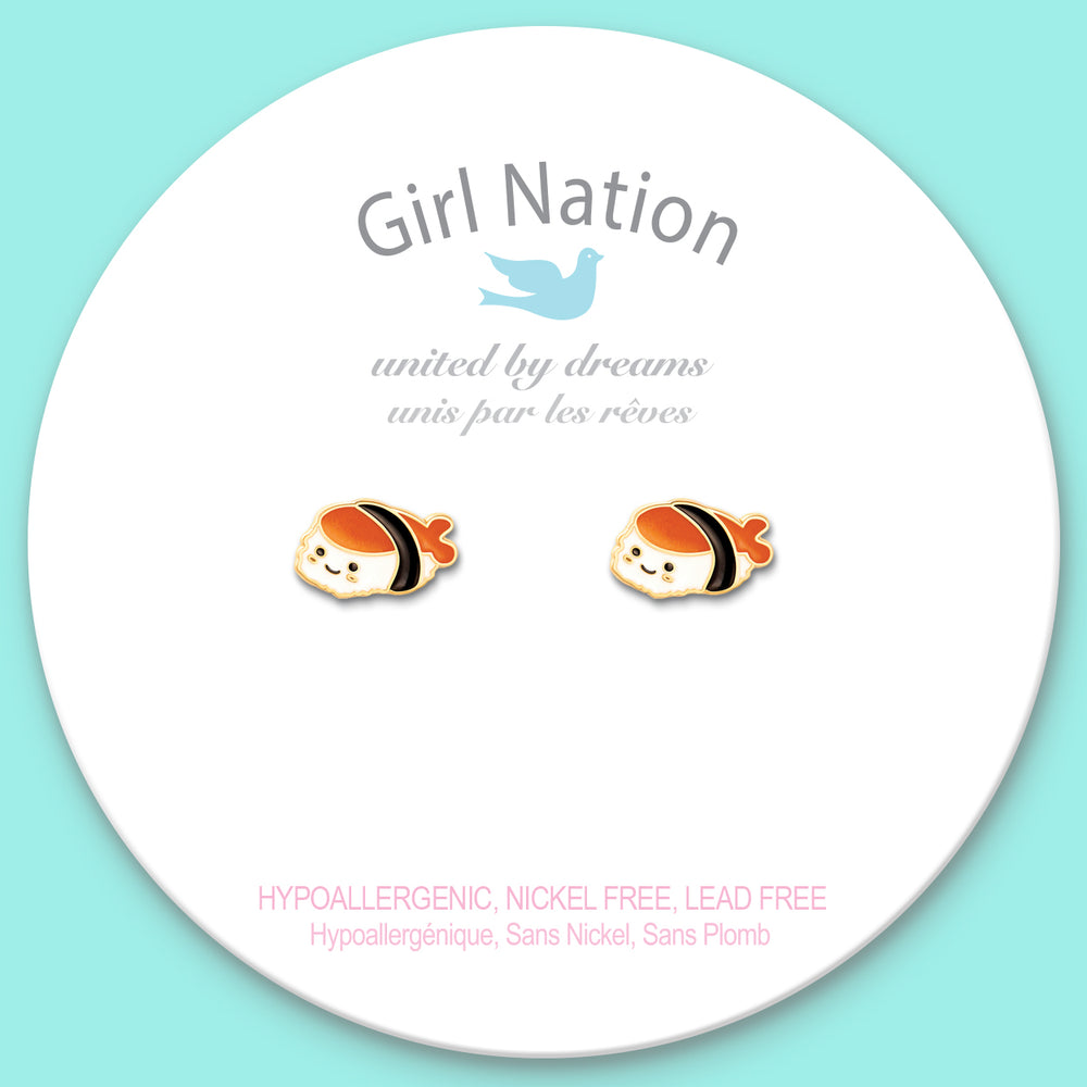 Cutie Studs / Küpe- Sushi Time