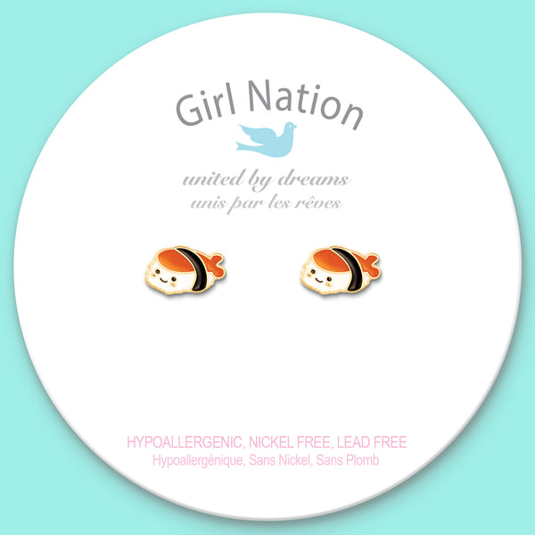 Cutie Studs / Küpe- Sushi Time