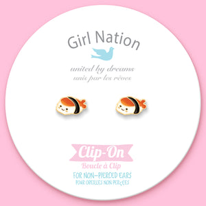 CLIP ON / Klipsli Küpe- Sushi Time