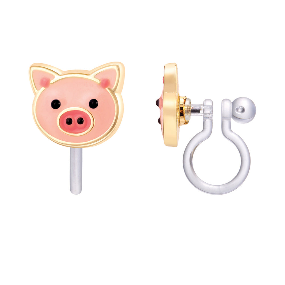 CLIP ON / Klipsli Küpe- Precious Pig