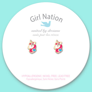 Cutie Studs / Küpe- Unicorn Dreams