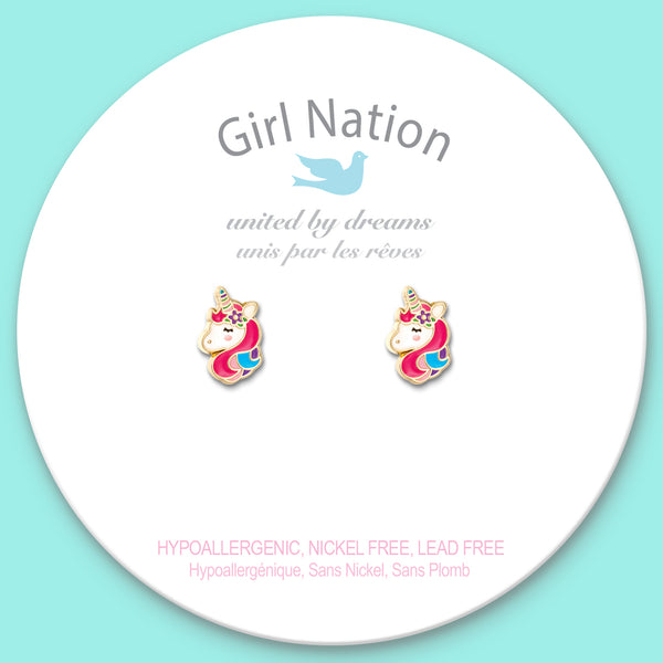 Cutie Studs / Küpe- Unicorn Dreams