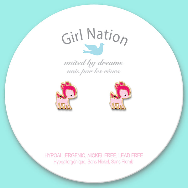 Cutie Studs / Küpe- Darling Deer