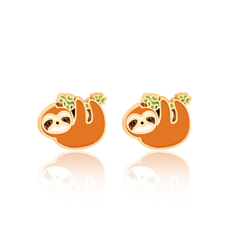 Cutie Studs / Küpe- Playful Sloth
