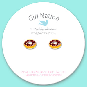 Cutie Studs / Küpe- Yummy Donut