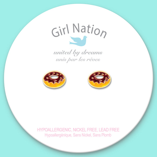 Cutie Studs / Küpe- Yummy Donut