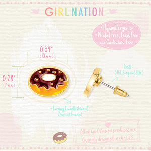 Cutie Studs / Küpe- Yummy Donut