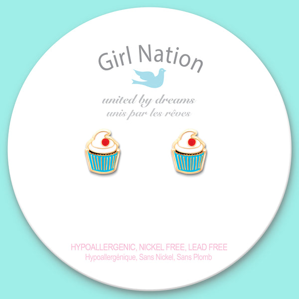 Cutie Studs / Küpe- Classic Cupcake
