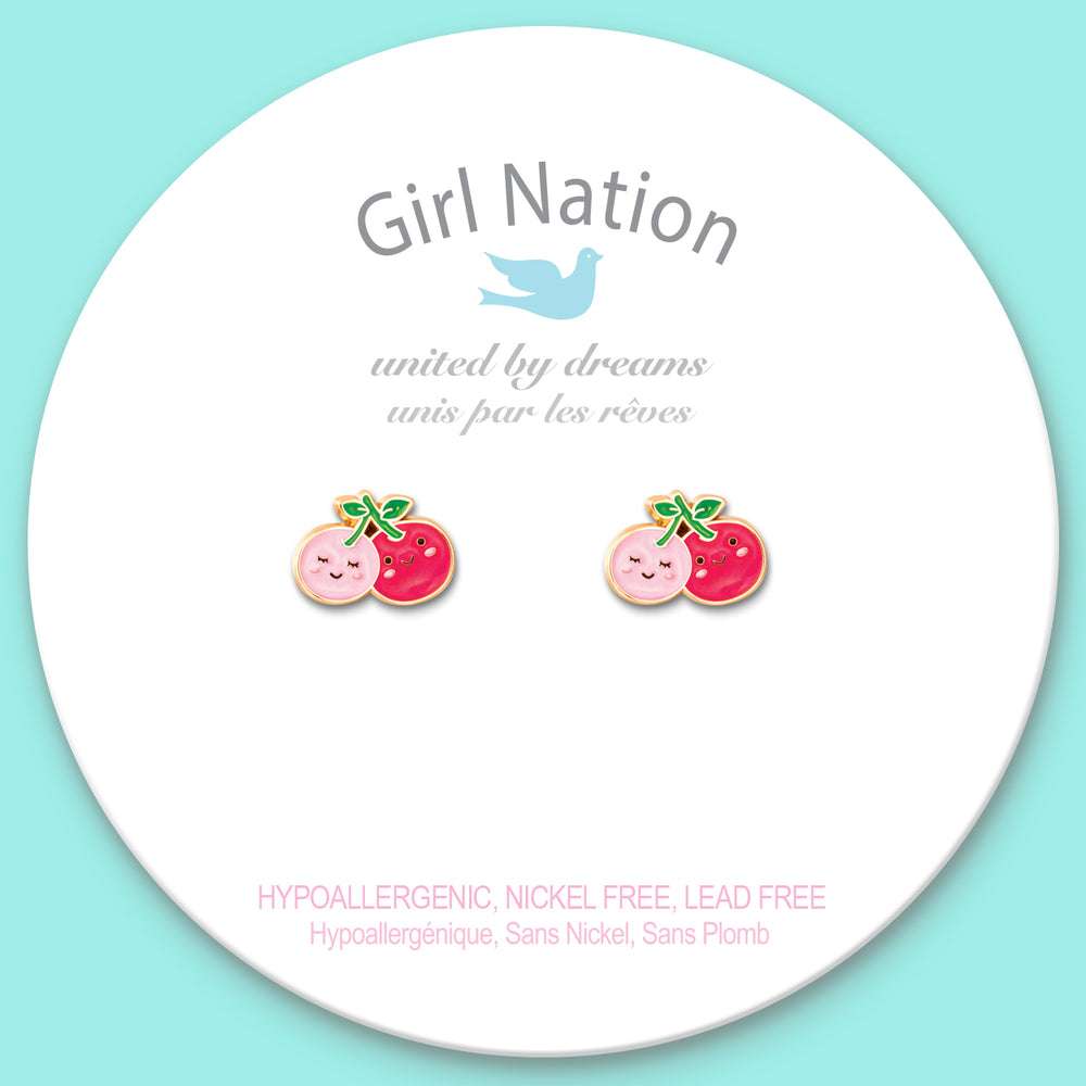 Cutie Studs / Küpe- I Cherry-ish You