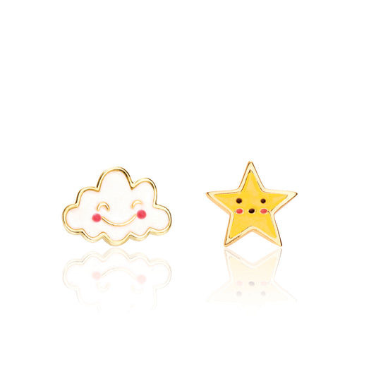 The Perfect Pair Cutie Studs / Küpe- Head in the Clouds