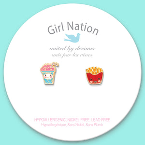 The Perfect Pair Cutie Studs / Küpe- Sweet & Salty