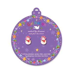 Holiday Studs- Snowman Wonderland