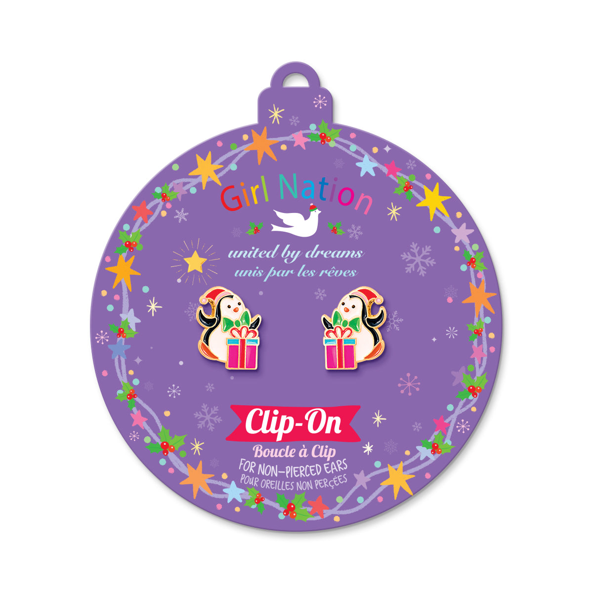 Holiday ClipOn- Penguin Surprise