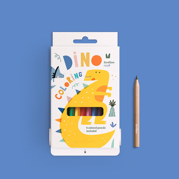 Scrollino DINO Coloring