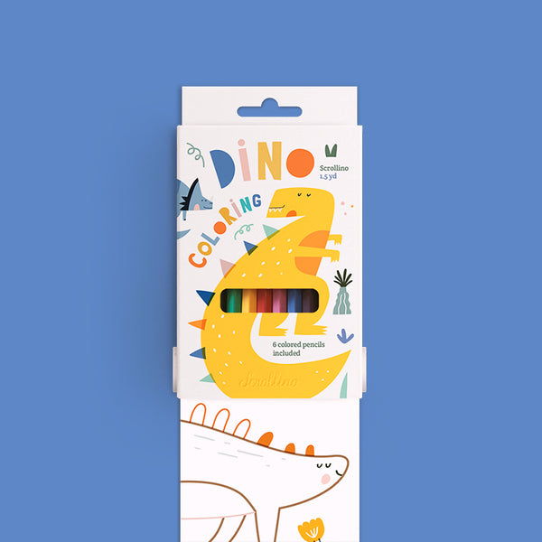 Scrollino DINO Coloring