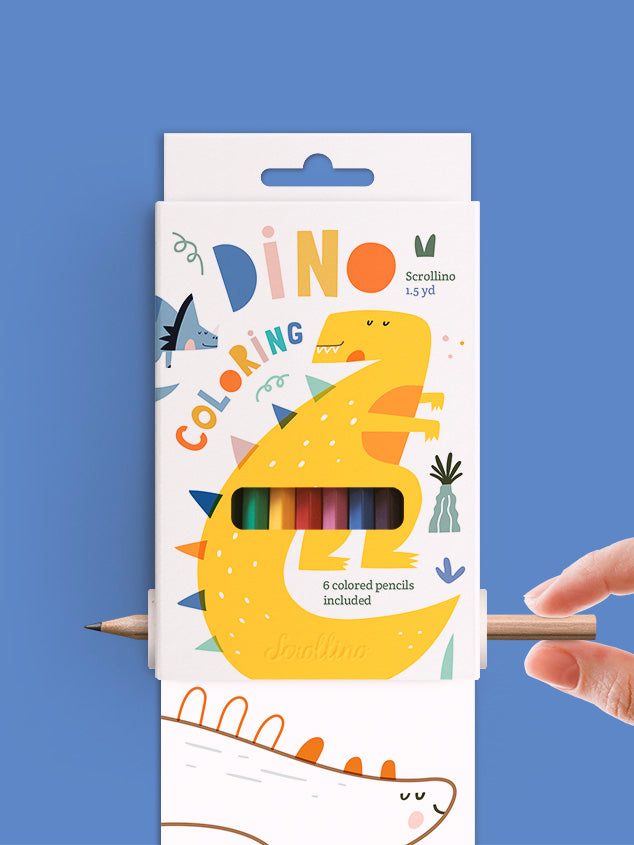 Scrollino DINO Coloring