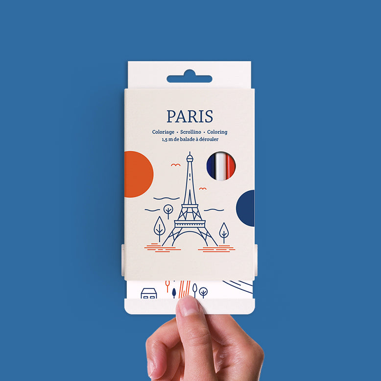 Scrollino PARIS Coloring