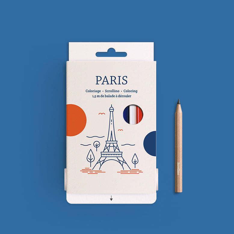 Scrollino PARIS Coloring