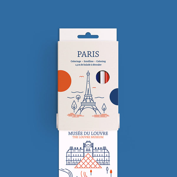Scrollino PARIS Coloring