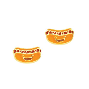 Cutie Studs- Happy Hot Dog