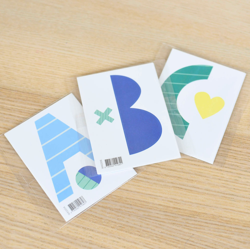Alphabet Wall Stickers 26 Harf A'dan Z'ye